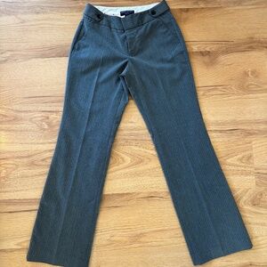 Banana Republic Jackson Fit Lined Gray Striped Pants - Size 2
